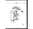 Frigidaire FPD14TPH1 cabinet parts diagram