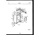 Frigidaire FPE19TRL1 cabinet parts diagram