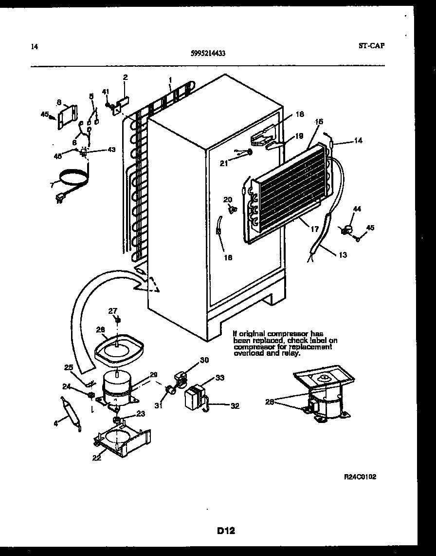 SYSTEM AND AUTOMATIC DEFROST PARTS