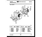 Frigidaire FAC055P7B1 air handling parts diagram