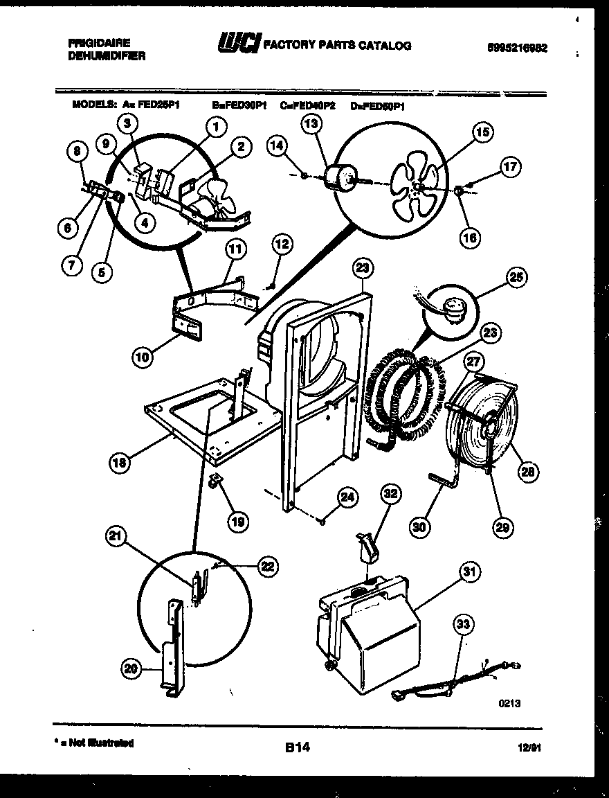 AIR, WATER AND CONDENSING PARTS