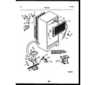 Frigidaire FPDA18TPL1 system and automatic defrost parts diagram