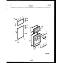 Frigidaire FPD17TPL1 door parts diagram