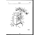 Frigidaire FPD17TPW1 cabinet parts diagram