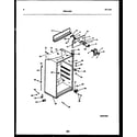 Frigidaire FPD17TPL1 cabinet parts diagram