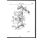 Frigidaire GTL175BH4 cabinet parts diagram
