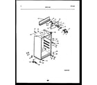 Frigidaire GTN142BK1 cabinet parts diagram