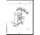 Tappan GTN142BK1 cabinet parts diagram