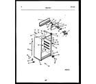 Frigidaire GTL160WK1 cabinet parts diagram
