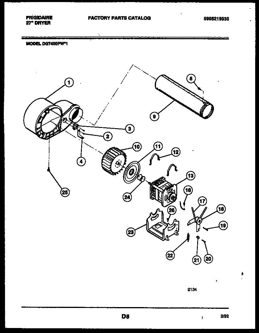 BLOWER AND DRIVE PARTS