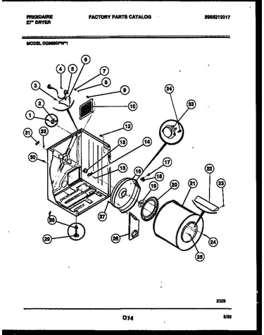 Cabinet and component parts
