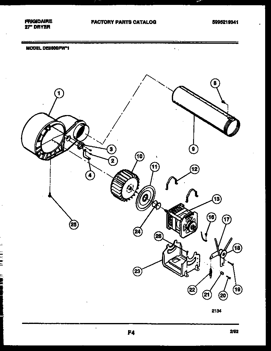 Blower and drive parts