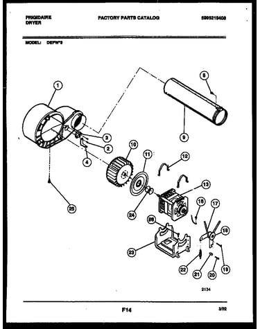 Blower and drive parts