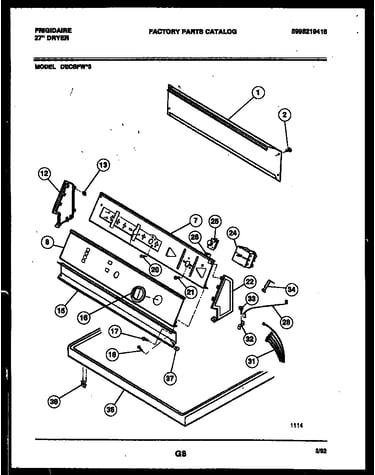 Console and control parts