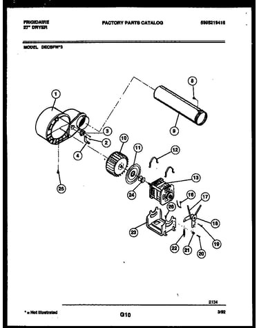 Blower and drive parts