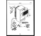 Frigidaire ATN152HK1 system and automatic defrost parts diagram