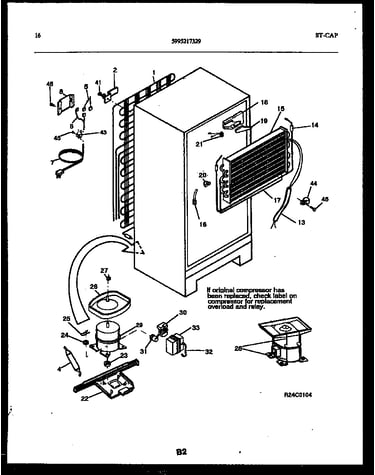 System and automatic defrost parts