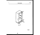 Frigidaire ASL140WK2 cabinet parts diagram
