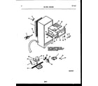 Frigidaire ASL140WK2 system and automatic defrost parts diagram