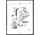 Frigidaire ATC130BK2 system and automatic defrost parts diagram