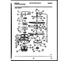Frigidaire DW5800PW1 motor pump parts diagram