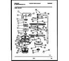 Frigidaire DW5100PW1 motor pump parts diagram