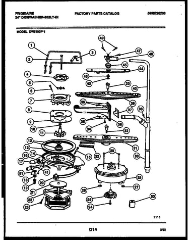 Motor pump parts