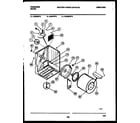 Frigidaire DEGCIFL3 cabinet and component parts diagram