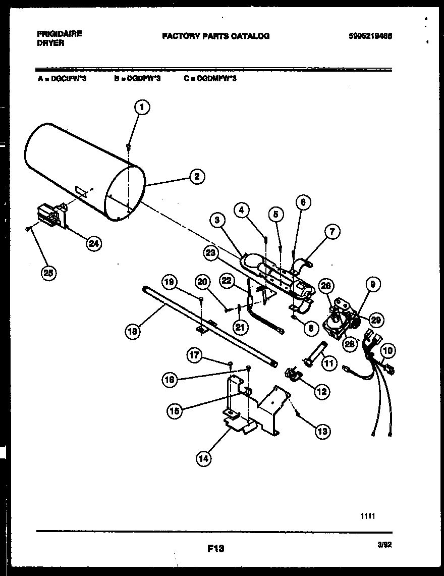 BURNER, IGNITER AND VALVE