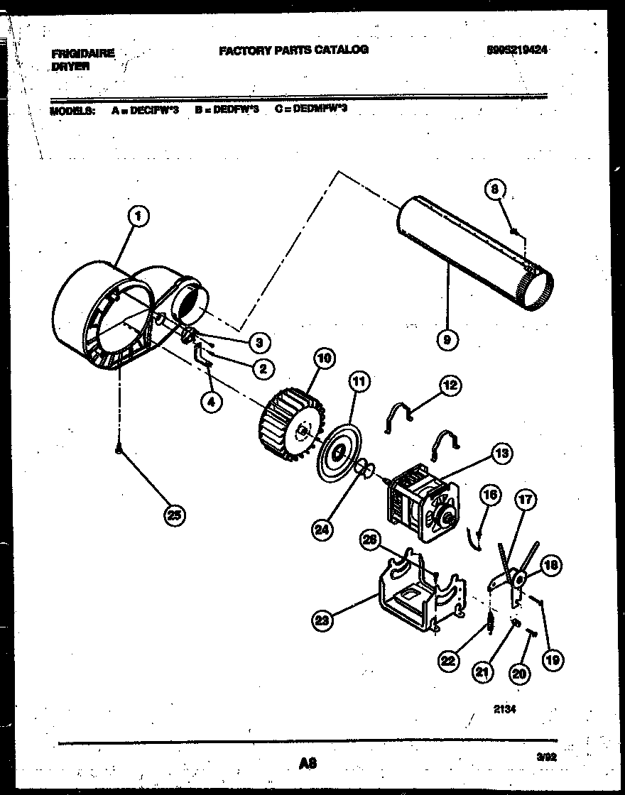 BLOWER AND DRIVE PARTS