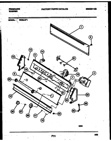 Console and control parts