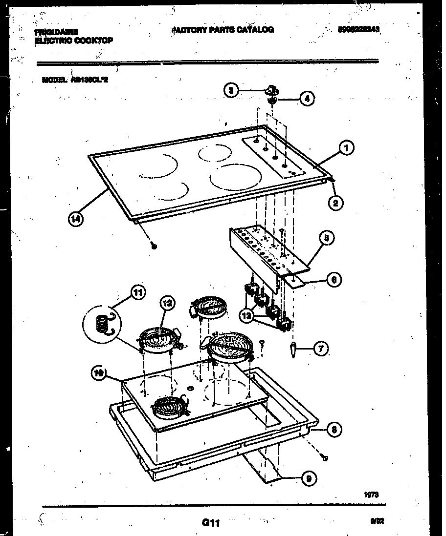 Cooktop parts