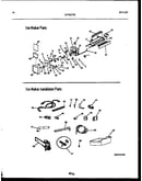 Ice maker and installation parts