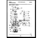 Frigidaire DB100PD1 motor pump parts diagram