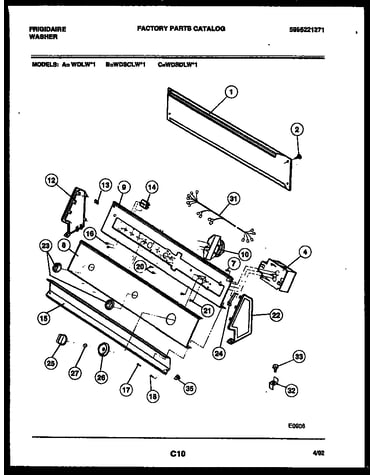 Console and control parts