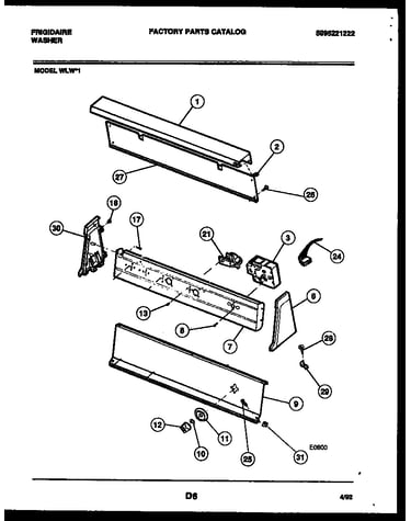 Console and control parts