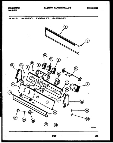 Console and control parts