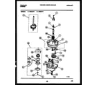 Frigidaire WCSLH1 transmission parts diagram