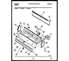 Frigidaire WCSLW1 console and control parts diagram