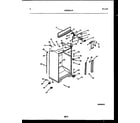 Frigidaire FPWW21TPL0 cabinet parts diagram