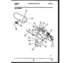 Frigidaire DG5520RW1 burner, igniter and valve diagram