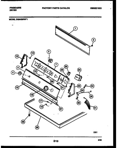 Console and control parts