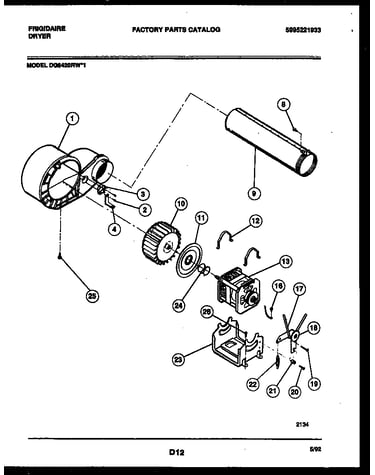 Blower and drive parts