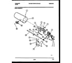 Frigidaire DG6420RW1 burner, igniter and valve diagram
