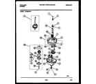 Frigidaire WA5820RW1 transmission parts diagram
