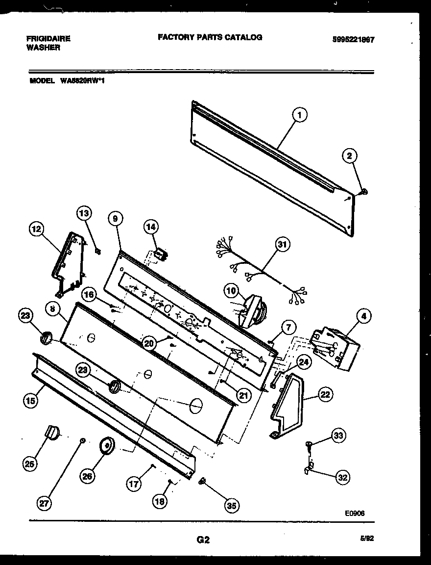 Console and control parts