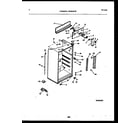 Frigidaire FPGS18TPL0 cabinet parts diagram