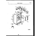 Frigidaire FPGS18TPLL0 cabinet parts diagram