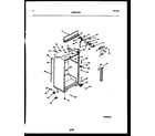 Frigidaire FPES21TIRL0 cabinet parts diagram