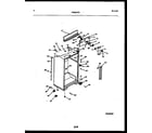 Frigidaire FPES19TRL0 cabinet parts diagram